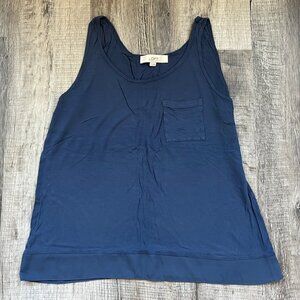 Ann Taylor LOFT Womens M Blue Lightweight Tank Top